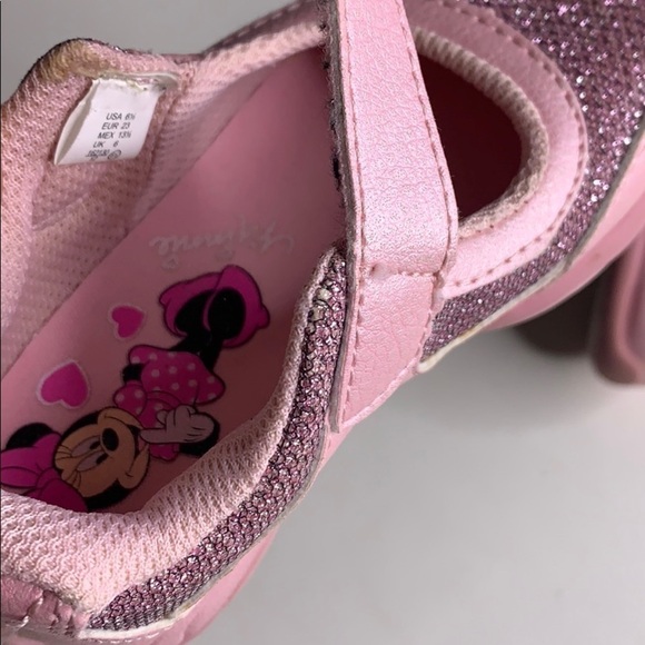 Disney Princess Minnie Mouse Pink Mary Jane Shoes 6.5 - Picture 10 of 10